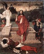 Dieric Bouts Resurrection oil painting